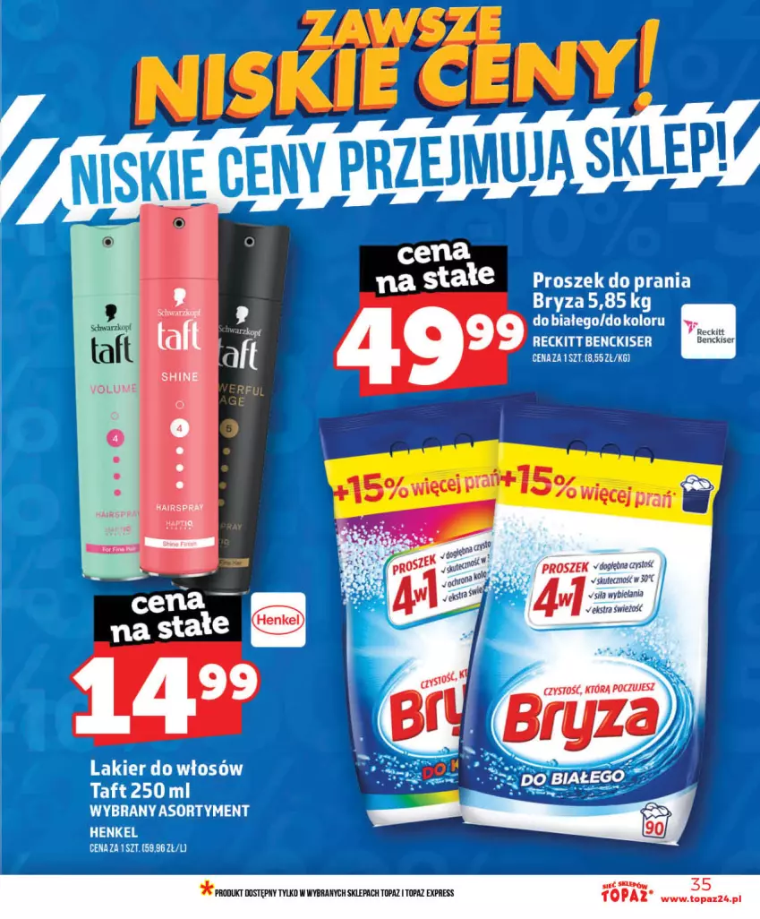 Gazetka promocyjna Topaz - Gazetka - ważna 28.05 do 03.06.2026 - strona 35 - produkty: Ser, Top