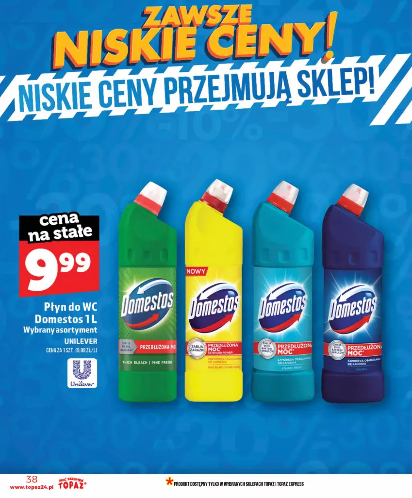 Gazetka promocyjna Topaz - Gazetka - ważna 28.05 do 03.06.2026 - strona 38 - produkty: Płyn do wc