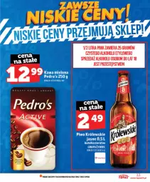 Gazetka promocyjna Topaz - Gazetka - Gazetka - ważna od 03.06 do 03.06.2026 - strona 33 - produkty: Piwa, Piwo, Top, Gra, Królewski, Kawa mielona, Kawa