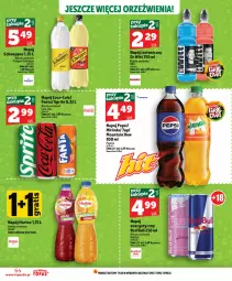 Gazetka promocyjna Topaz - Gazetka - Gazetka - ważna od 03.06 do 03.06.2026 - strona 64 - produkty: Top, Gin, 7up, Red Bull, Mirinda, Coca-Cola, Pepsi, Schweppes, Napój izotoniczny, Fanta, Sprite, Napój, Hortex, Fa