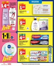 Gazetka promocyjna Topaz - Gazetka - Gazetka - ważna od 03.06 do 03.06.2026 - strona 68 - produkty: Krem nawilżający, Mydło w płynie, Elseve, Top, Palmolive, Aquafresh, Szczoteczka do zębów, Pasta do zębów, Leon, Dzieci, Odżywka, Mydło, Colgate, Luksja, Nivea, Szczoteczka, LG