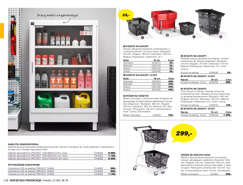 Gazetka promocyjna AJ Produkty - Marzec - ważna 01.03 do 31.03.2021 - strona 128 - produkty: Anew, Bieżnik, Fa, Kosz, Por, Sok, Sport, Szafa, Telefon, Tran, Uchwyty, Wózek