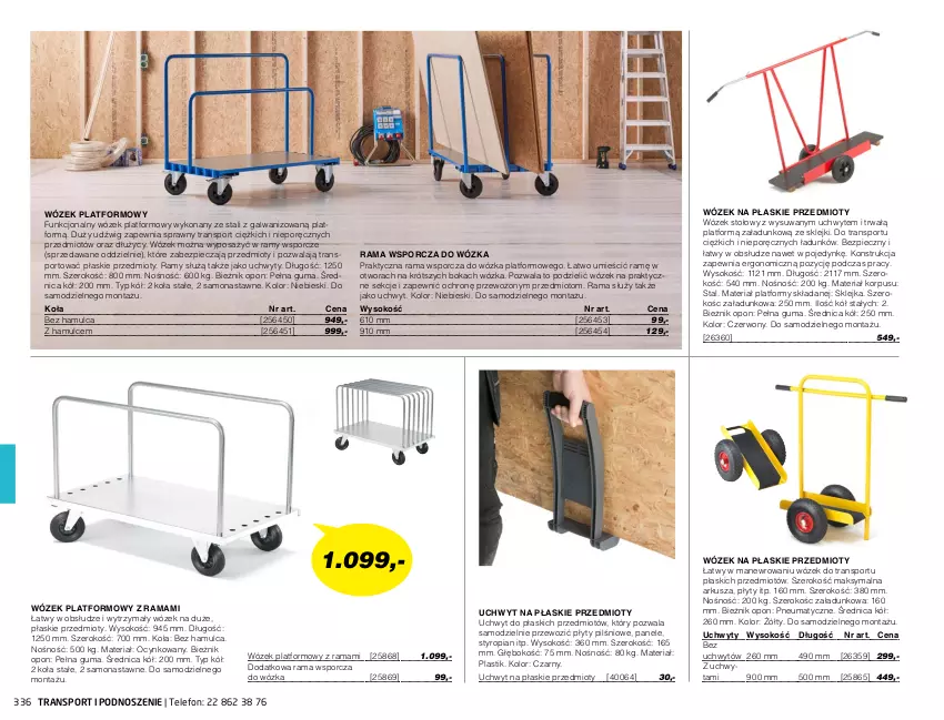 Gazetka promocyjna AJ Produkty - Marzec - ważna 01.03 do 31.03.2021 - strona 336 - produkty: Anew, Bieżnik, Cynk, Dźwig, Klej, Piec, Por, Rama, Sok, Sport, Telefon, Tran, Uchwyty, Wózek