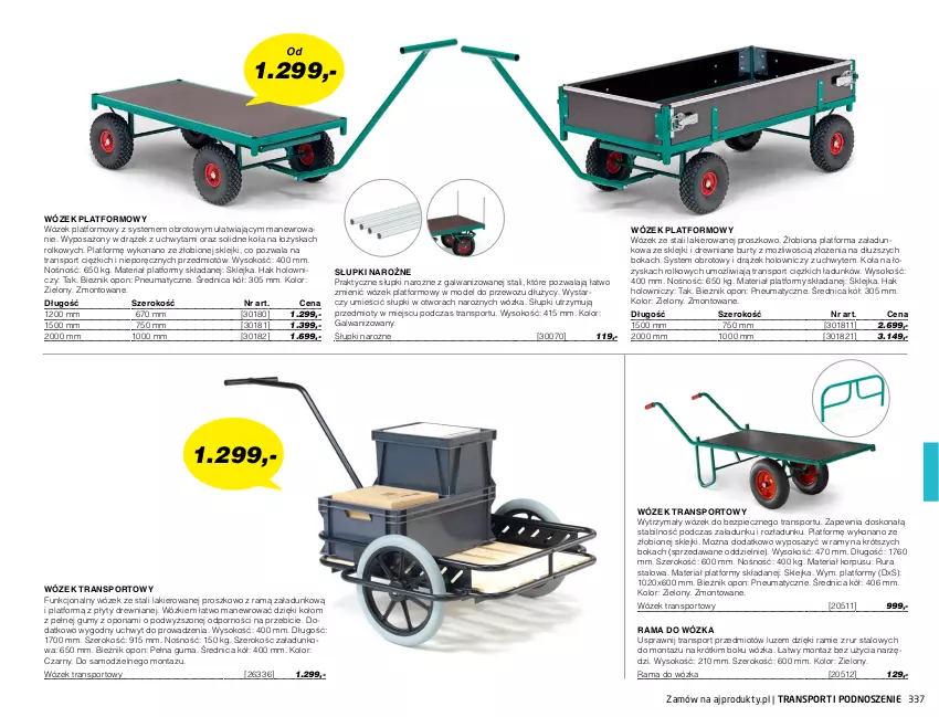 Gazetka promocyjna AJ Produkty - Marzec - ważna 01.03 do 31.03.2021 - strona 337 - produkty: Anew, BIC, Bieżnik, Klej, Lakier, Piec, Por, Rama, Rura, Sok, Sport, Tran, Wózek, Wózek transportowy