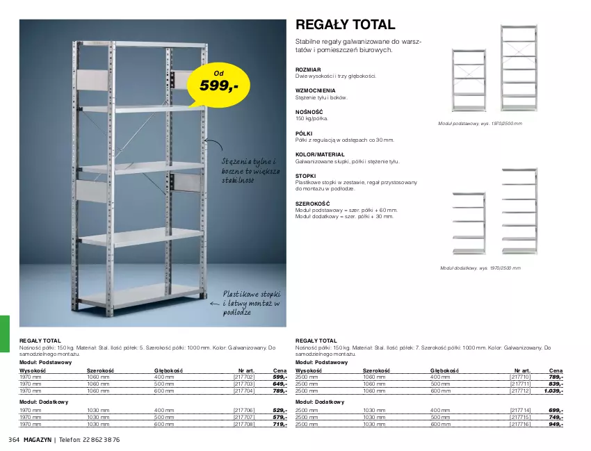 Gazetka promocyjna AJ Produkty - Marzec - ważna 01.03 do 31.03.2021 - strona 364 - produkty: Biuro, Półka, Regał, Sok, Telefon, Top