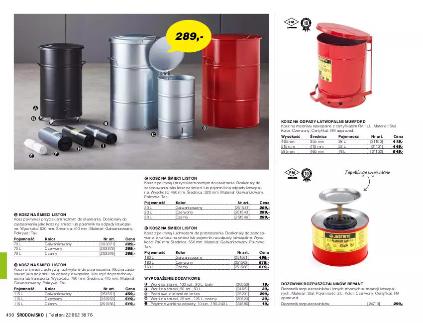 Gazetka promocyjna AJ Produkty - Marzec - ważna 01.03 do 31.03.2021 - strona 430 - produkty: Dozownik, Kosz, Kosz na odpady, Noż, Pojemnik, Pokrywa, Por, Sok, Sport, Telefon, Tran, Worki na śmiec, Worki na śmieci