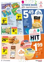 Gazetka promocyjna Intermarche - Gazetka promocyjna - Gazetka - ważna od 27.09 do 27.09.2021 - strona 21 - produkty: Pierogi, Makaron, Krokiety, Kaktus, Lody, Virtu, Zapiekanka, Milka, Hortex