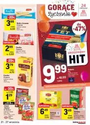 Gazetka promocyjna Intermarche - Gazetka promocyjna - Gazetka - ważna od 27.09 do 27.09.2021 - strona 31 - produkty: Ciastka, Chabrior, Kisiel, Wafle, Lipton, Herbata, Budyń