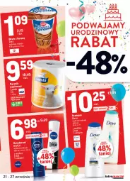 Gazetka promocyjna Intermarche - Gazetka promocyjna - Gazetka - ważna od 27.09 do 27.09.2021 - strona 5 - produkty: Ser, Papier, Zott, Dezodorant, Dove, Ręcznik, Szampon, Deser, Nivea