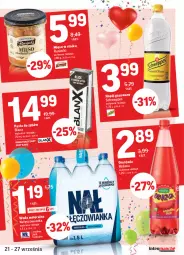 Gazetka promocyjna Intermarche - Gazetka promocyjna - Gazetka - ważna od 27.09 do 27.09.2021 - strona 7 - produkty: Nałęczowianka, Oranżada, Schweppes, Hellena, Woda mineralna, Woda, Napój