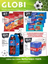 Gazetka promocyjna Carrefour - Gazetka Globi - Gazetka - ważna od 05.07 do 05.07.2021 - strona 2 - produkty: Piwa, Piwo, Gra, 7up, Chipsy, Mirinda, Tyskie, Pepsi, Czekolada, Napój gazowany, Crunchips, Napój