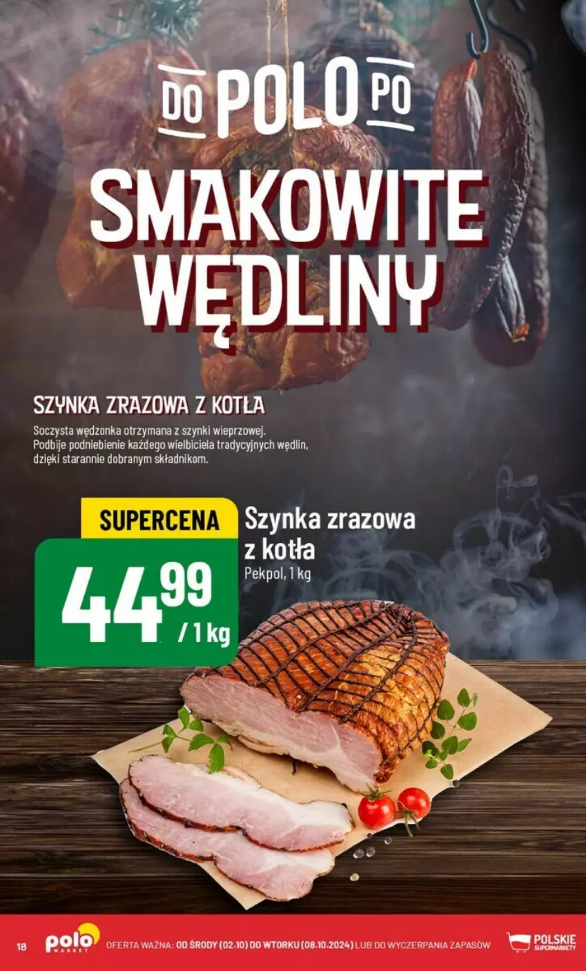 Gazetka promocyjna PoloMarket - ważna 02.10 do 08.10.2024 - strona 10 - produkty: Szynka