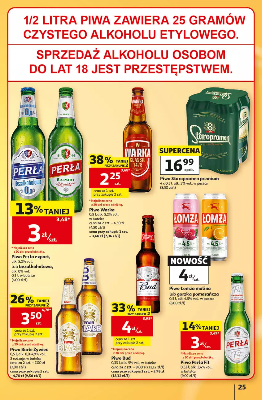 Gazetka promocyjna Auchan - 30 Lat Hipermarket - ważna 24.09 do 30.09.2026 - strona 25 - produkty: Gra, Perła, Piwa, Piwo, Por, Warka
