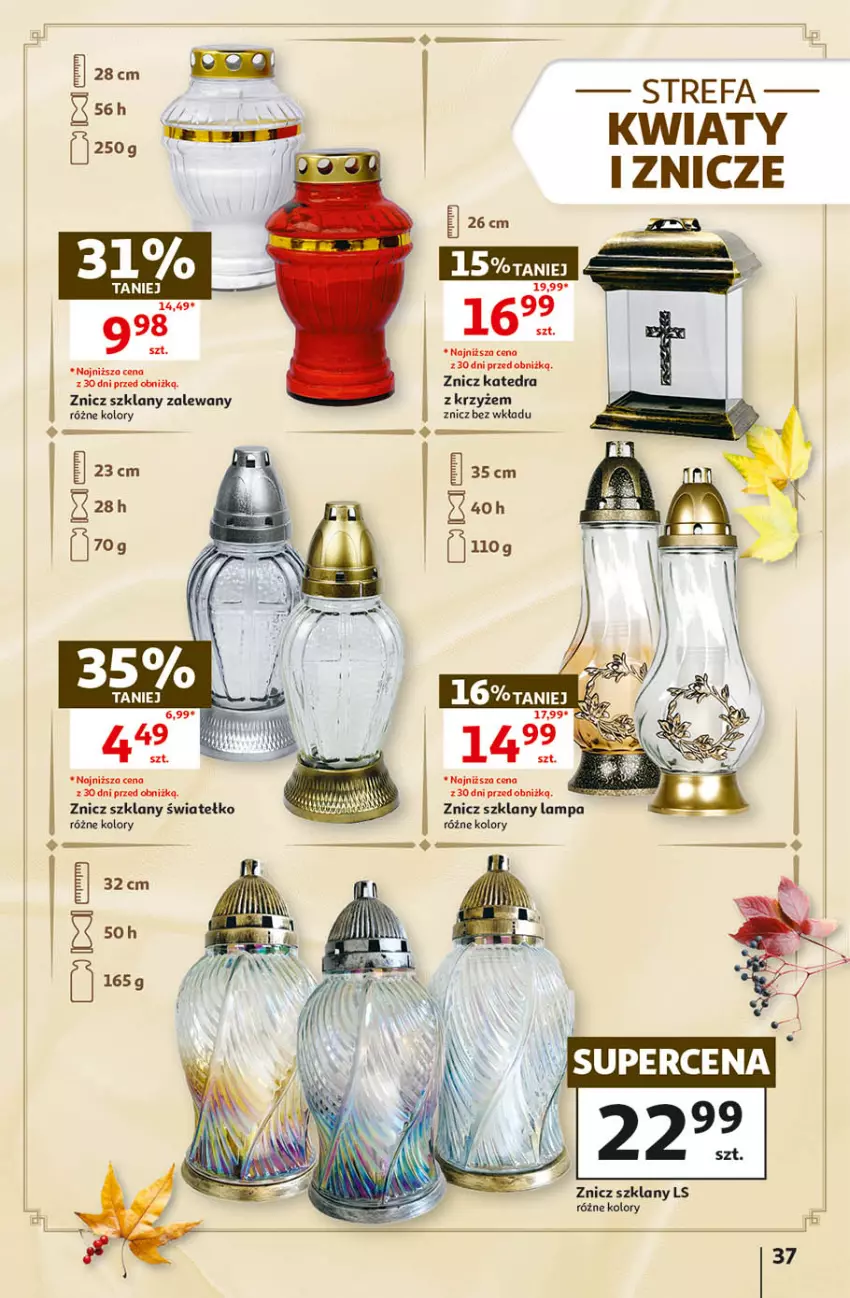 Gazetka promocyjna Auchan - 30 Lat Hipermarket - ważna 24.09 do 30.09.2026 - strona 37 - produkty: Fa, Lampa, Znicz