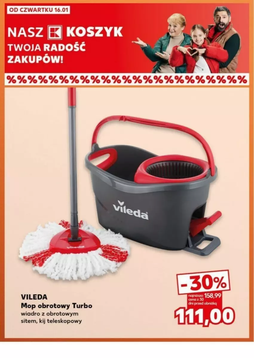 Gazetka promocyjna Kaufland - ważna 16.01 do 22.01.2025 - strona 2 - produkty: Mop, Teleskop, Vileda, Wiadro