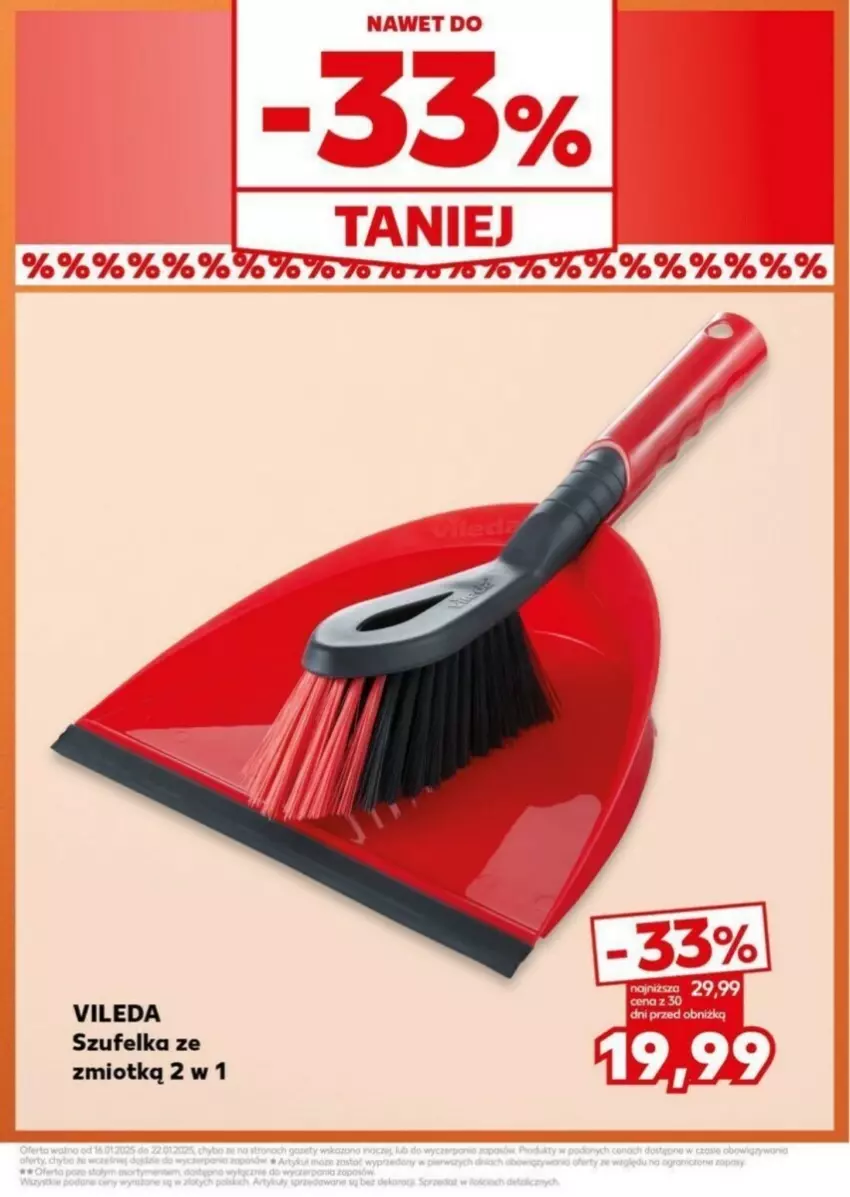 Gazetka promocyjna Kaufland - ważna 16.01 do 22.01.2025 - strona 3 - produkty: Szufelka, Vileda