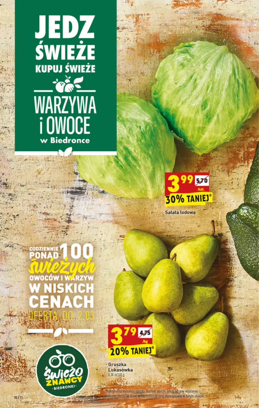 Gazetka promocyjna Biedronka - W tym tygodniu - ważna 28.02 do 05.03.2022 - strona 10 - produkty: Owoce, Sok, Warzywa, Warzywa i owoce