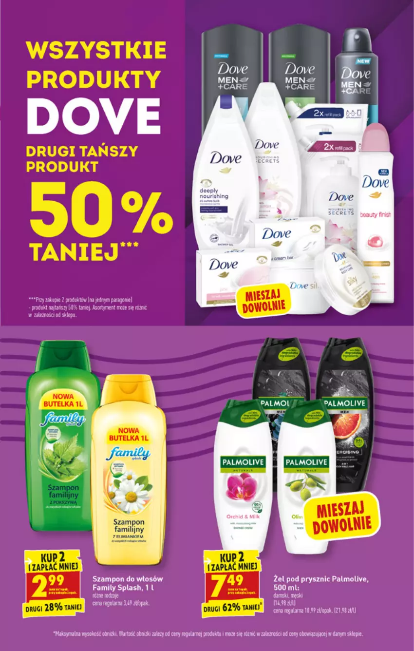 Gazetka promocyjna Biedronka - W tym tygodniu - ważna 28.02 do 05.03.2022 - strona 55 - produkty: Dove, Fa, Gala, Palmolive, Szampon