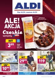 Gazetka promocyjna Aldi - Gazetka - ważna od 17.04 do 17.04.2021 - strona 1 - produkty: Gin, Papier, Papier toaletowy, Kasza, Piżama