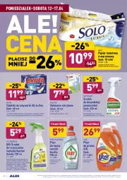 Gazetka promocyjna Aldi - Gazetka - ważna od 17.04 do 17.04.2021 - strona 20 - produkty: Płyn do prania, Sok, Por, Gra, Do mycia naczyń, Papier, Tablet, Surf, Płyn do mycia naczyń, Tera, Papier toaletowy, Vizir, Rękawice, Putzmeister, Fairy, Płyn do mycia, Zmywarki, Tabletki do zmywarki, Fa