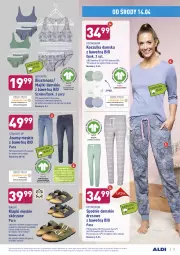 Gazetka promocyjna Aldi - Gazetka - ważna od 17.04 do 17.04.2021 - strona 27 - produkty: Klapki, Ser, Majtki, Biustonosz, Kosz, Koszulka, Dres, Wełna, Atomic, Spodnie, Orka, Queentex, Fa
