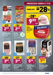 Gazetka promocyjna Aldi - Gazetka - ważna od 17.04 do 17.04.2021 - strona 5 - produkty: Piec, Krakus, Sok, Ser, Pasztet z indyka, Sokołów, Parówki, Pasztet, Tera, Szynka konserwowa, Szynka, Kiełbaski białe, Morliny, Boczek, Dzieci, Schab pieczony, Gala