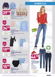 Gazetka promocyjna Aldi - Od Środy i Soboty - Gazetka - ważna od 27.02 do 27.02.2021 - strona 3 - produkty: Podkoszulek, Sweter, Ser, Majtki, Kosz, Serek, Wełna, Queentex, Fa