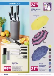 Gazetka promocyjna Aldi - Od Środy i Soboty - Gazetka - ważna od 27.02 do 27.02.2021 - strona 6 - produkty: Teleskop, Rum, Por, Noż, Nóż do chleba, Philips, Nóż uniwersalny, Parasol, Nóż szefa kuchni, Chleb, Fa