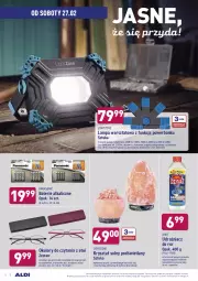 Gazetka promocyjna Aldi - Od Środy i Soboty - Gazetka - ważna od 27.02 do 27.02.2021 - strona 8 - produkty: Top, Gra, Kret, Panasonic, Baterie alkaliczne, Okulary do czytania, Powerbank, Lampa, Akumulator