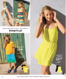 Gazetka promocyjna Bonprix - Letnie kolory - Gazetka - ważna od 02.11 do 02.11.2022 - strona 14 - produkty: Klapki, Szorty, T-shirt, Kombinezon, Dzieci, Sukienka