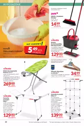 Gazetka promocyjna Makro - [Oferta promocyjna] Artykuły spożywcze i przemysłowe - Gazetka - ważna od 22.08 do 22.08.2022 - strona 20 - produkty: Teleskop, Ubrania, Sok, Mop, Deska do prasowania, Rama, Wieszak, Kije, Wiadro, Suszarka, Generator pary, Suszarka na pranie, Miska, Miotła