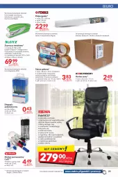 Gazetka promocyjna Makro - [Oferta promocyjna] Artykuły spożywcze i przemysłowe - Gazetka - ważna od 22.08 do 22.08.2022 - strona 23 - produkty: Sok, Por, Papier, Długopis, Marker, Klej, Tran, Taśma pakowa, Biuro, Siedzisko, Fotel