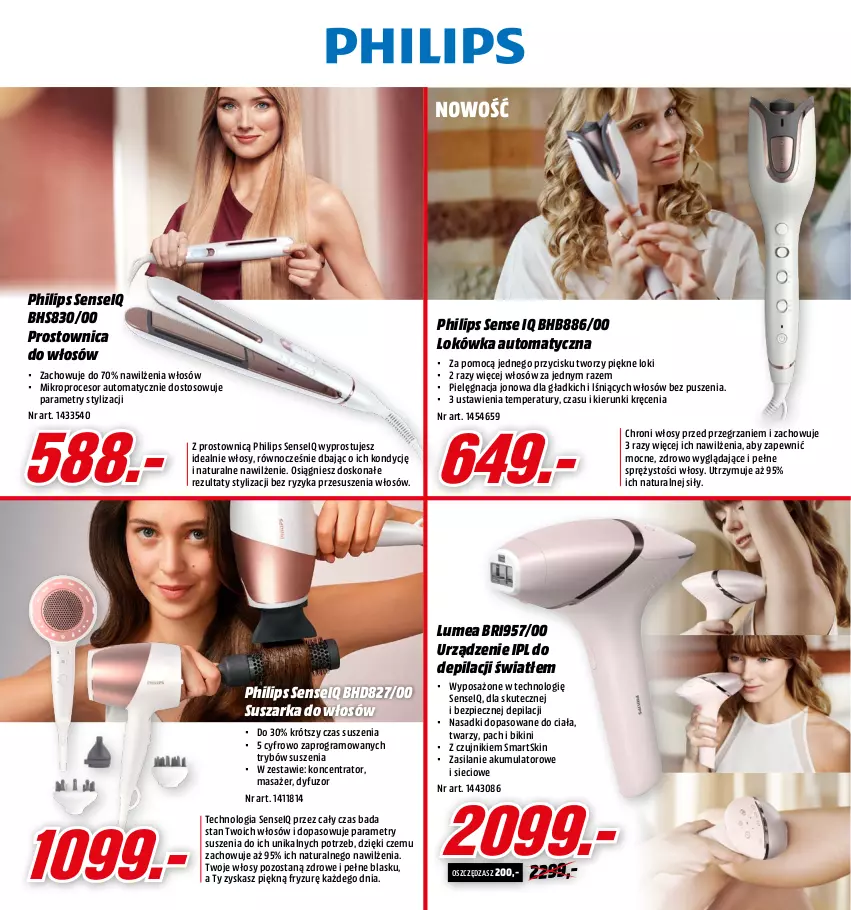 Gazetka promocyjna Media Markt - Gazetka Media Markt - ważna 12.10 do 30.10.2021 - strona 16 - produkty: Akumulator, Bikini, Gra, Lokówka, Lokówka automatyczna, Masażer, Philips, Piec, Procesor, Prostownica do włosów, Silan, Suszarka