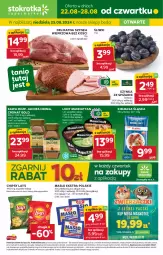 Gazetka promocyjna Stokrotka - Supermarket - Gazetka - ważna od 28.08 do 28.08.2024 - strona 1 - produkty: JBL, Szynka wieprzowa, Chipsy, Kawa, Lody, Szynka, Jacobs, Masło, Lay’s, Kiełbasa, Kiełbasa śląska, HP