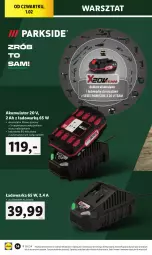 Gazetka promocyjna Lidl - GAZETKA - Gazetka - ważna od 03.02 do 03.02.2024 - strona 16 - produkty: Parkside, Top, Ser, Warka, Akumulator