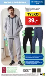 Gazetka promocyjna Lidl - GAZETKA - Gazetka - ważna od 03.02 do 03.02.2024 - strona 7 - produkty: Por, Dres, Sport, Moda, Spodnie, Spodnie dresowe, Olej