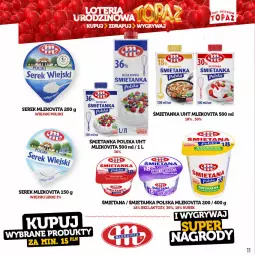 Gazetka promocyjna Topaz - Gazetka - Gazetka - ważna od 18.06 do 18.06.2023 - strona 11 - produkty: Ser, Gry, Mlekovita, Serek, Deser, Mleko