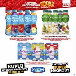 Gazetka promocyjna Topaz - Gazetka - Gazetka - ważna od 18.06 do 18.06.2023 - strona 13 - produkty: Danone, Jogurt, Activia