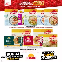 Gazetka promocyjna Topaz - Gazetka - Gazetka - ważna od 18.06 do 18.06.2023 - strona 36 - produkty: Piec, Ryż, Chrupki, Sonko, Pieczywo chrupkie, Pieczywo, Ryż biały