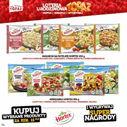 Gazetka promocyjna Topaz - Gazetka - Gazetka - ważna od 18.06 do 18.06.2023 - strona 54 - produkty: Makaron, Sos, Ser, Gnocchi, Szpinak, Hortex