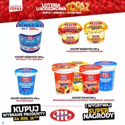 Gazetka promocyjna Topaz - Gazetka - Gazetka - ważna od 18.06 do 18.06.2023 - strona 8 - produkty: Jogurt, Mlekovita, Mleko