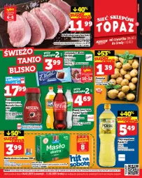 Gazetka promocyjna Topaz - Gazetka - Gazetka - ważna od 12.02 do 12.02.2025 - strona 1 - produkty: Top, Gra, Schab wieprzowy, Olej rzepakowy, Waga, Masło, Olej