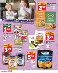 Gazetka promocyjna Topaz - Gazetka - Gazetka - ważna od 12.02 do 12.02.2025 - strona 14 - produkty: Pierogi, Top, HELCOM, Kisiel, Słodka Chwila, Dżem, Mąka, Syrop, Rodzynki, Brzoskwinie, Mąka pszenna, Helio, Mąka tortowa, Biszkopty