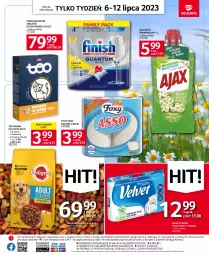 Gazetka promocyjna Selgros - Jeszcze więcej super promocji! - Gazetka - ważna od 12.07 do 12.07.2023 - strona 9 - produkty: Sok, Gra, Ajax, Papier, Finish, Tablet, Papier toaletowy, Velvet, Ręcznik, Rolki, Foxy, Pedigree, LG