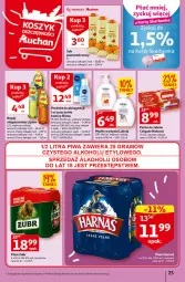 Gazetka promocyjna Auchan - Gazetka Koszyk Oszczędności Hipermarket Auchan - Gazetka - ważna od 15.02 do 15.02.2023 - strona 25 - produkty: Piwo, Mydło w płynie, Sok, Pasta do zębów, Lipton, Napój niegazowany, Mydło, Colgate, Napój, Luksja, Nivea, LG