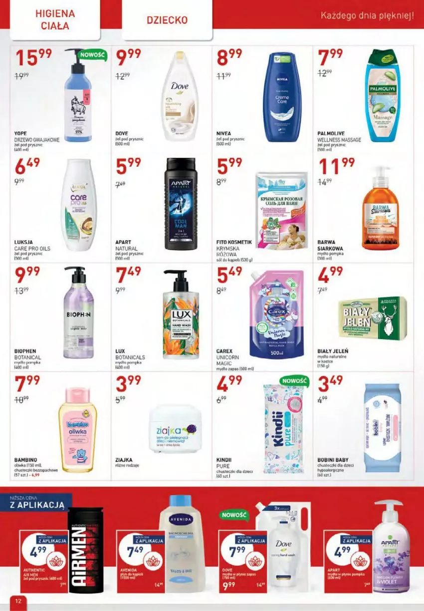 Gazetka promocyjna Drogerie Jawa - ważna 07.10 do 03.11.2021 - strona 12 - produkty: Barwa Siarkowa, Chusteczki, Kindii, Luksja, Nivea, Palmolive, Pompka, Por, Pur, Ziajka