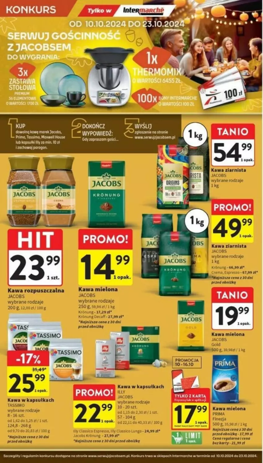 Gazetka promocyjna Intermarche - ważna 10.10 do 16.10.2024 - strona 19 - produkty: Gra, Jacobs, Kaki, Prima, Ser, Tassimo