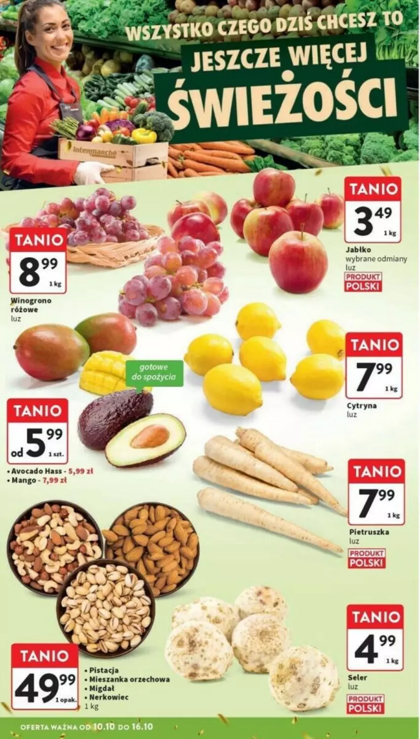 Gazetka promocyjna Intermarche - ważna 10.10 do 16.10.2024 - strona 4 - produkty: Avocado, Fa, Mieszanka orzechowa, Pietruszka, Wino