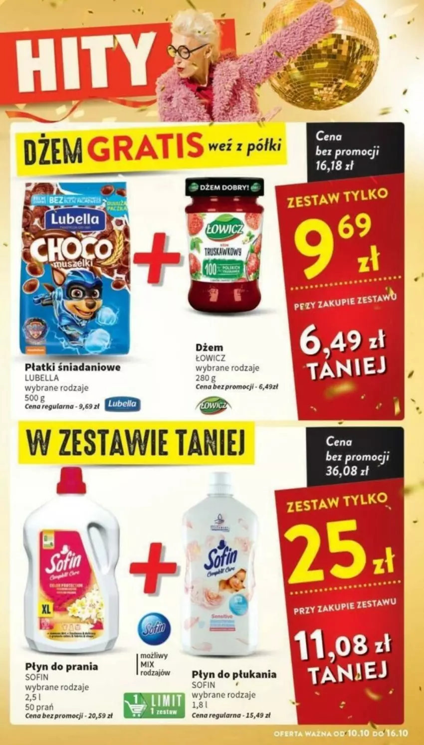 Gazetka promocyjna Intermarche - ważna 10.10 do 16.10.2024 - strona 46 - produkty: Bell, Bella, Dżem, Lubella, Płyn do prania