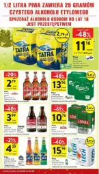 Gazetka promocyjna Intermarche - Gazetka - ważna od 16.10 do 16.10.2024 - strona 26 - produkty: Piwa, Piwo, Warka, Tatra, Carlsberg, Captain Jack, HP